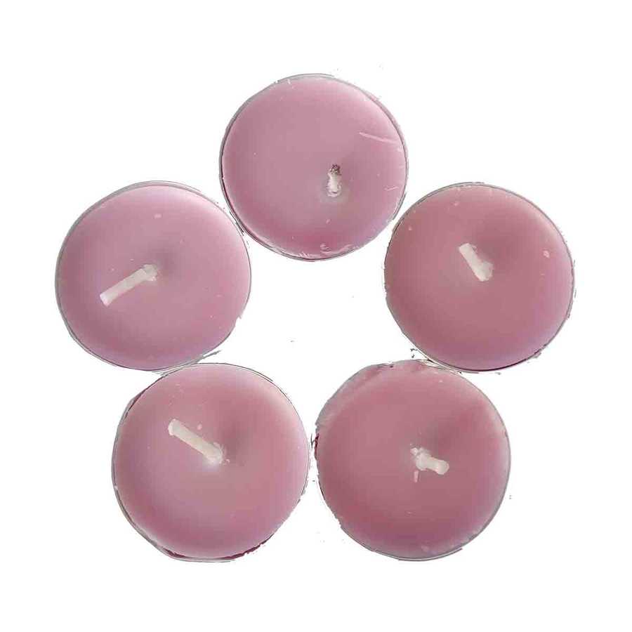 Tea Lights Pembe Mum 5 li 1 package