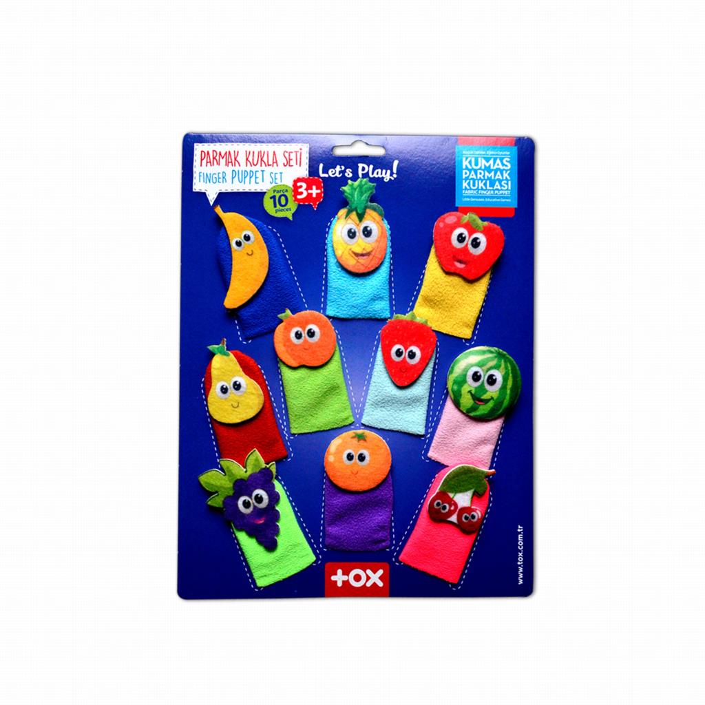 Fruits 10 Piece Finger Puppet, Educational Toy