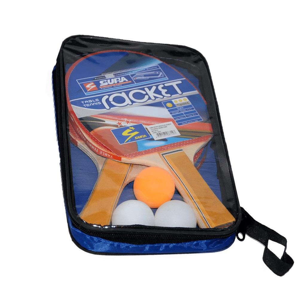 Racquet Set (2 Racquets+3 Balls) with Carrying Bag