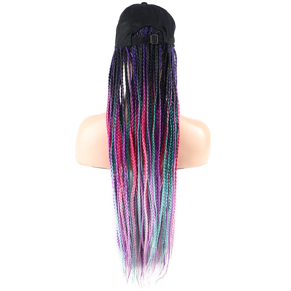 Black Hat Look Mesh Wig / Mixed Color