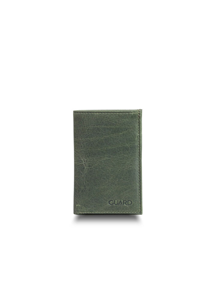 Antique Green Slim Mini Leather Men's Wallet