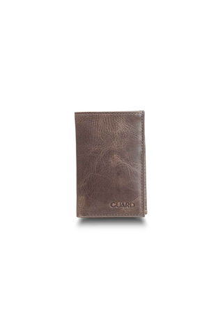 Antique Brown Slim Mini Leather Men's Wallet