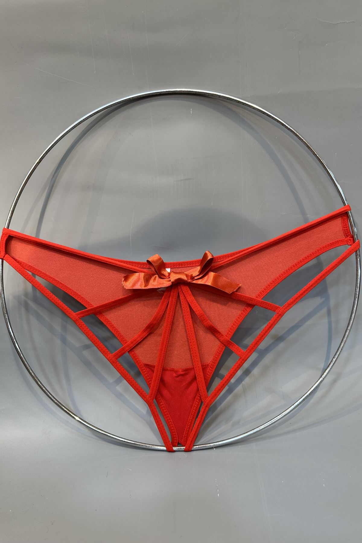 Red Back Drawstring Fantasy Panties Rita