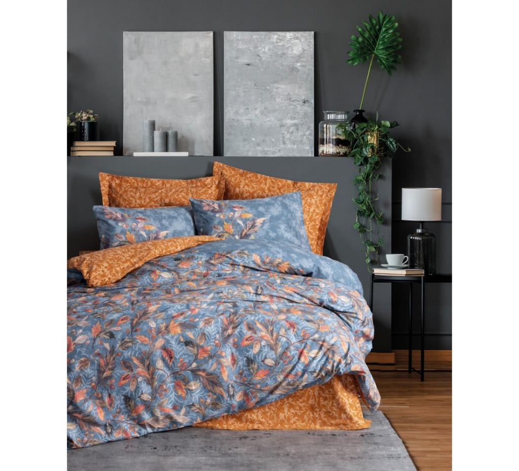 Double Modeline Duvet Cover Set Alekra Mustard