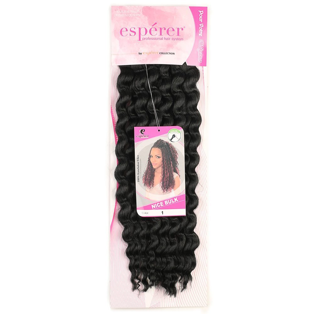 Nice Bulk Afro Water Wavy Look Hair / Black