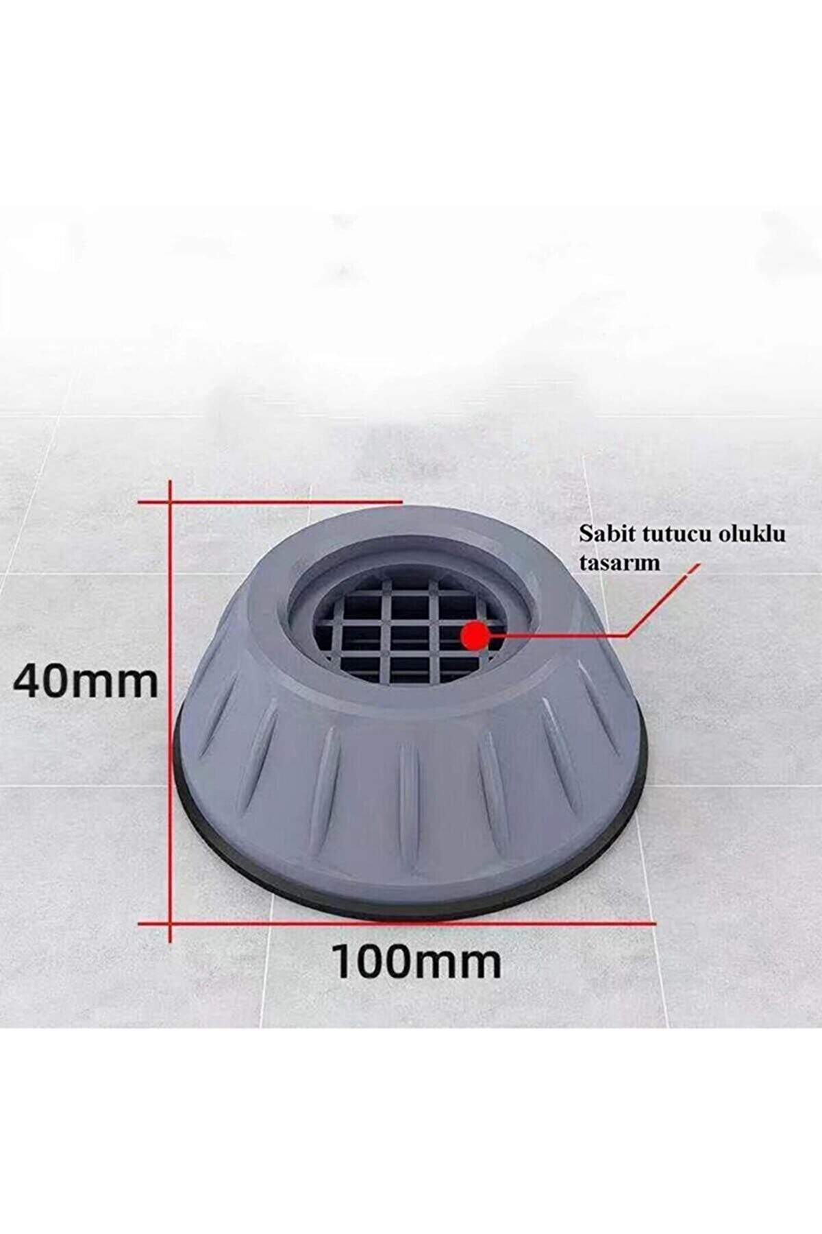 Washing Machine Anti-Vibration Furniture Riser Anti-Slip Suction Cup Stopper Set 4 Pcs