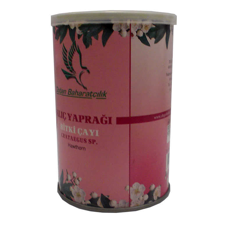 Natural Hawthorn Leaf 100 Gr Tin Box