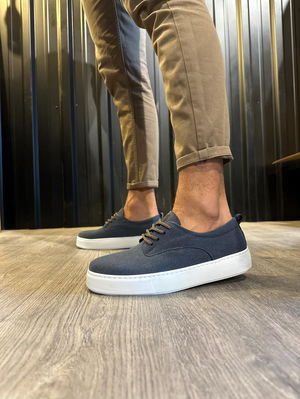 Casual Shoes Navy Blue (Suede)