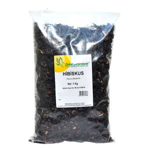 African Okra Flower Hibiscus Mecca Rose Natural 1000 Gr Package