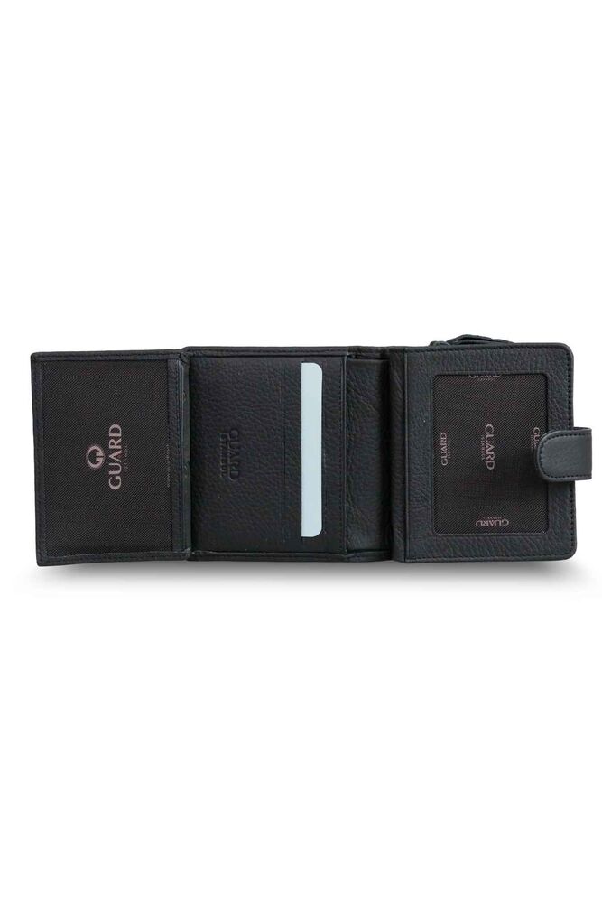 Black Multi-Compartment Stylish Leather Ladies Wallet