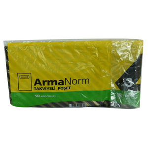 ArmaNorm Reinforced Bag Pouch Mixed Pattern Color 42X32 50 Pieces No:3