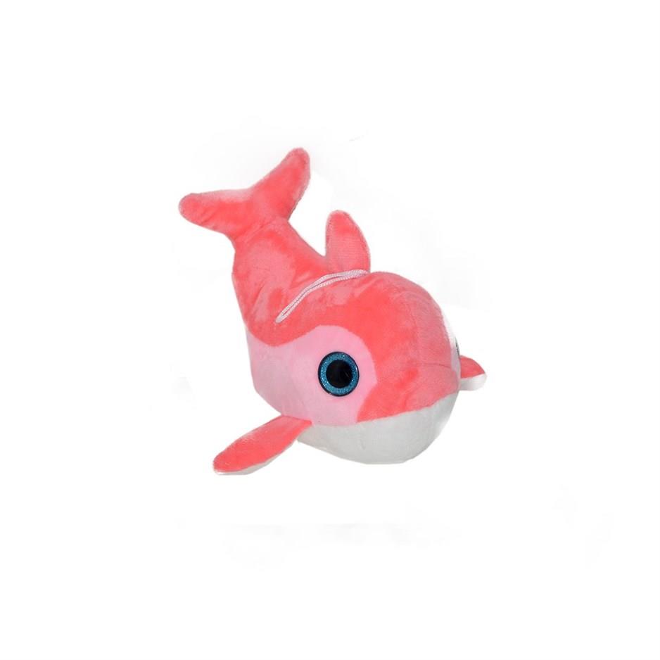 Plush Dolphin Fish With Glass Eyes