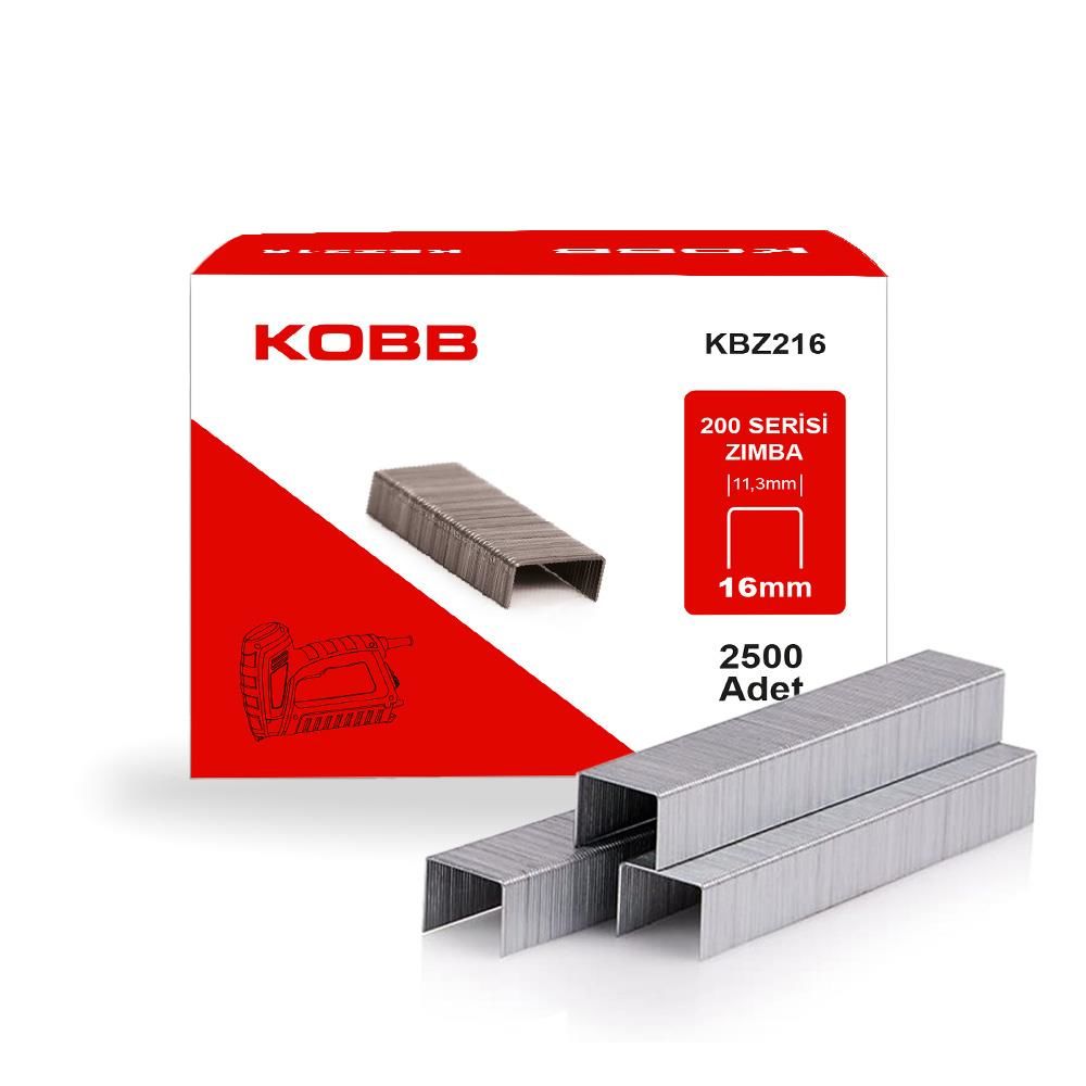 Kobb KBZ216 16 mm 2500 Pcs Staples