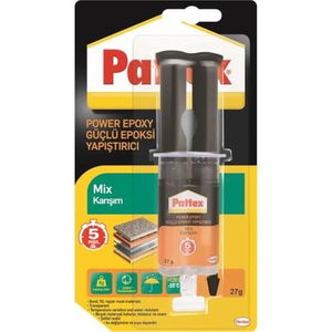 Pattex Power Epoxy Strong Adhesive Transparent 27 gr