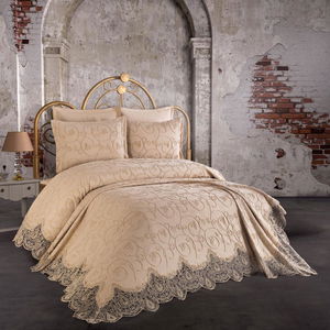 3 Piece Double Bedspread Isabella Cappucino