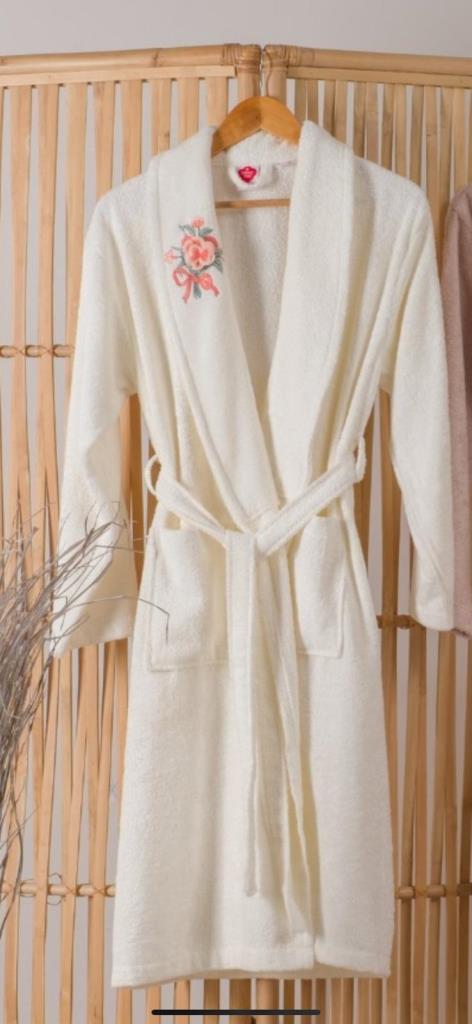 Bamboo Single Bathrobe White