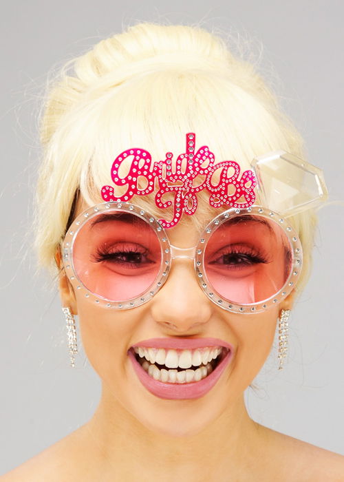 Bride To Be Bachelorette Party Goggles Pink Color