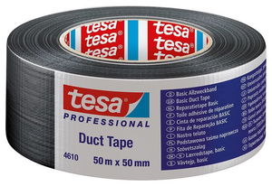 Tesa 4610 Duck Tape Black 50 mm 50 Meters