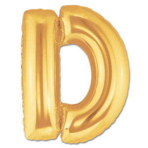 D Letter Foil Balloon Gold Color 40 inch