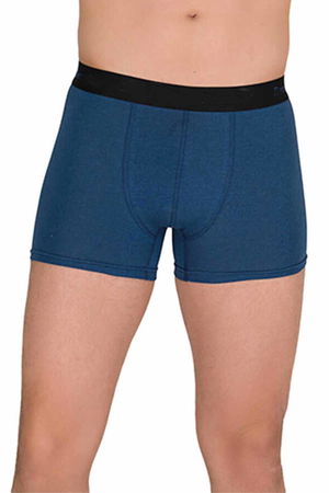 Cotton Modal Lycra Stretchy Men's Boxers Indigo 4476B