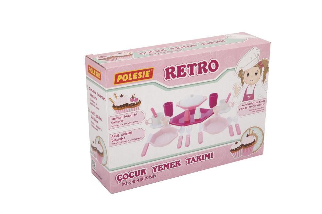 Retro Tea And Dinner Set 23 Piece Boxed