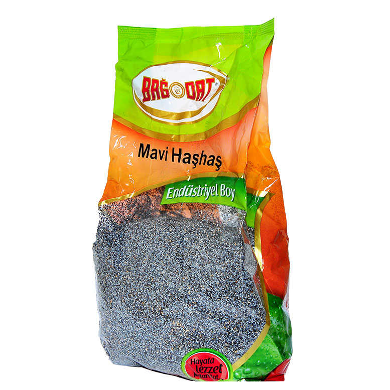 Poppy Seed Grain Natural Blue 1000 Gr Package