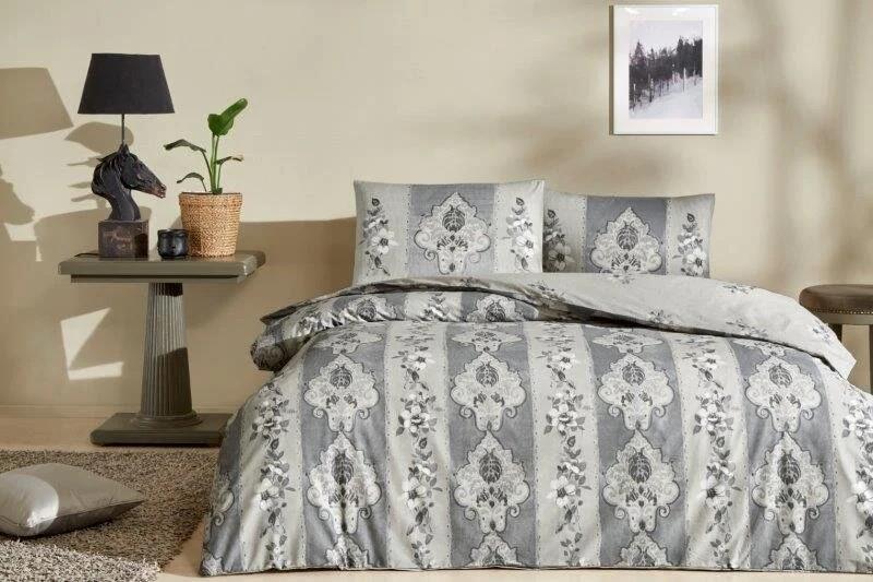 Double Ranforce Duvet Cover Edwina Gray