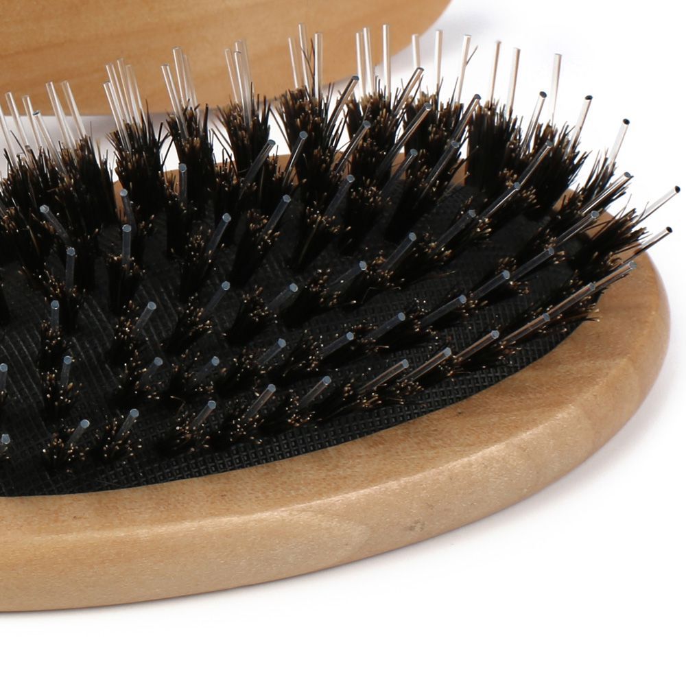 Welding Special Hair Detangling Brush / Natural Wood