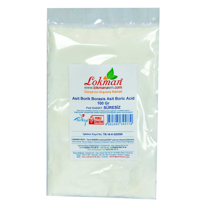 Asit Borik Borasis Asit Boric Acid 100 Gr Package