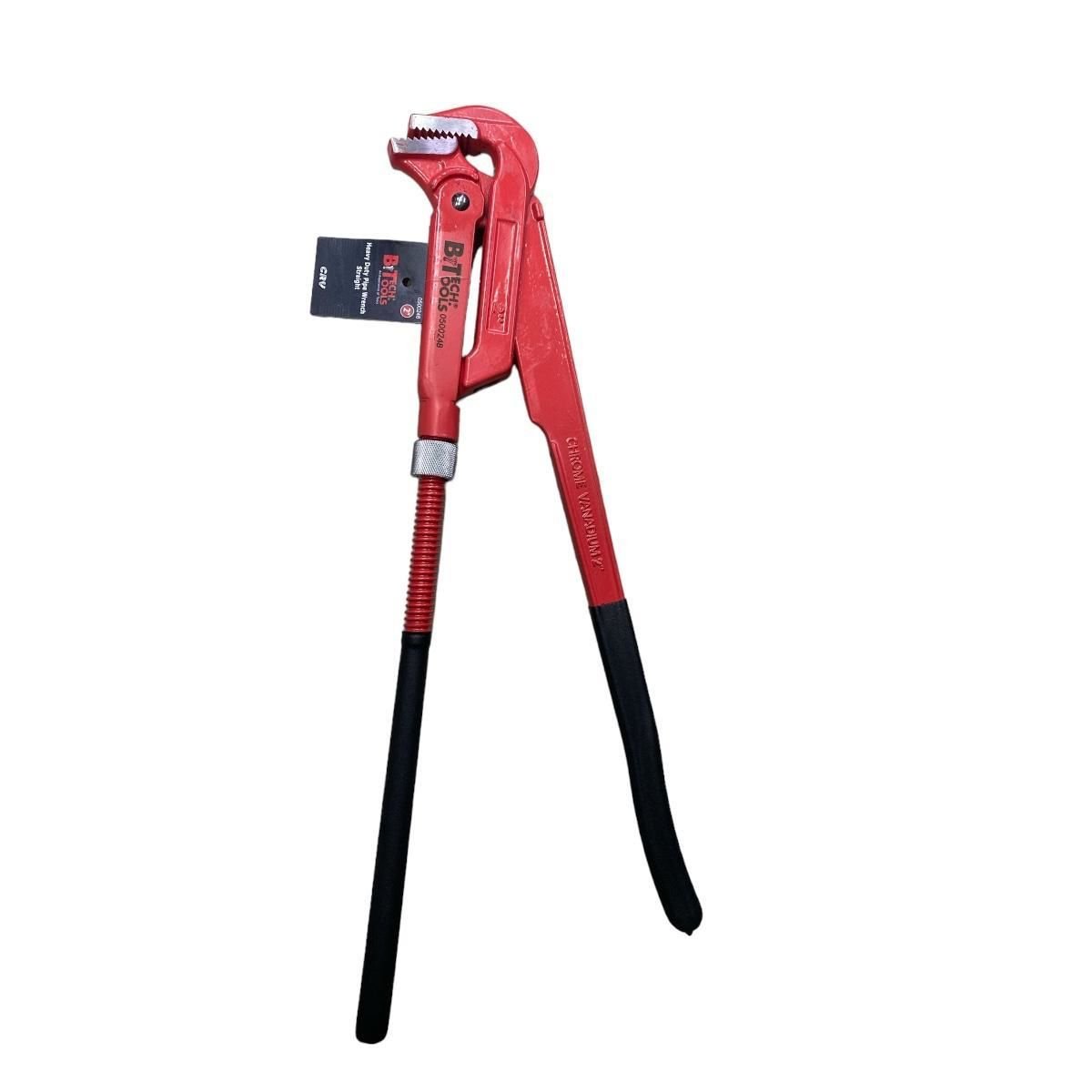 B-Tech 500248 Pipe Wrench with Tongs 2''