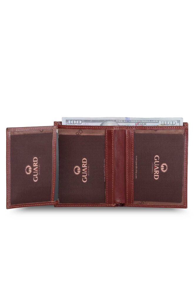 Fine Tan Vertical Leather Men's Wallet