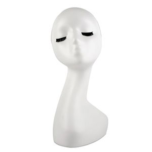 Wig Mannequin / White / 40 cm