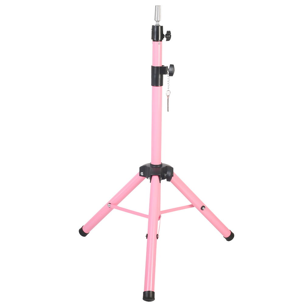 Metal Tripod / Pink + Carrying Case For Custom Hairdresser Training Manikin