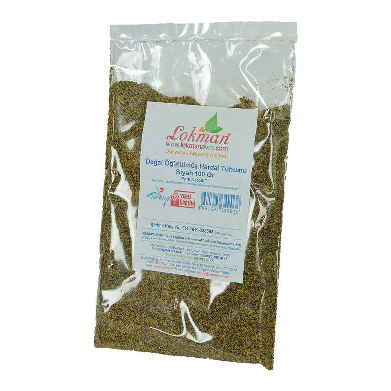 Mustard Seed Ground Natural Black 100 Gr Package