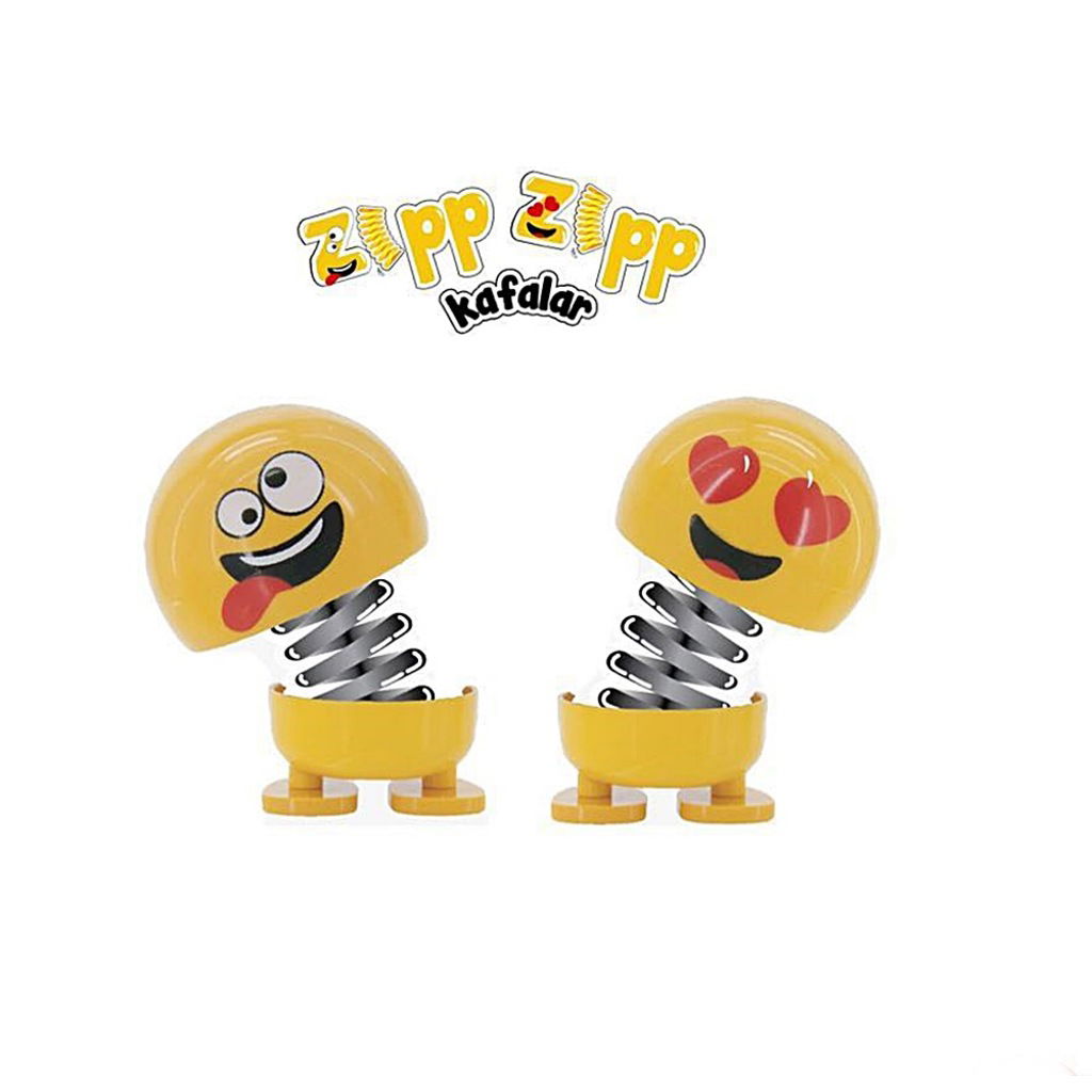 Bouncy Heads Cute Headbanging Emojis Crazy Heads