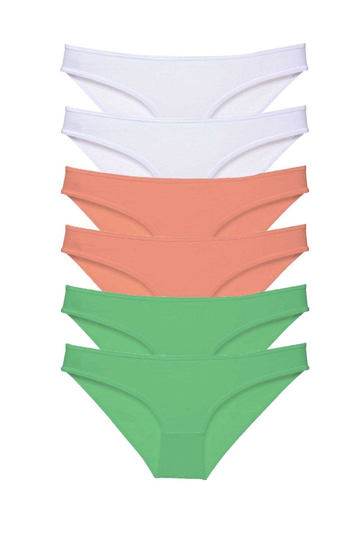 6pcs Super Eco Set Lycra Women Slip Panties 550