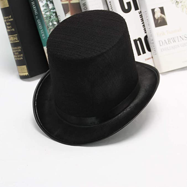 Black Color Ringmaster Magician Magician Hat Top Hat For Adults