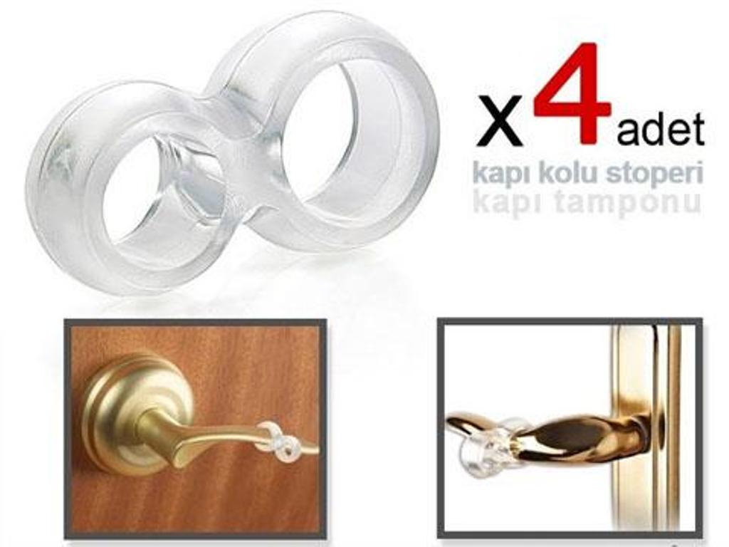 Door Handle Stopper - Door Bumper - 4 Pcs