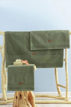 Welness Forest Green Towel Set