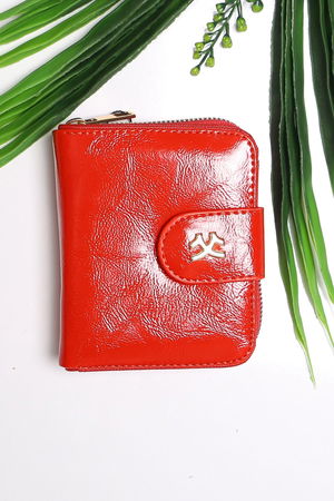 Zipper Wallet Red