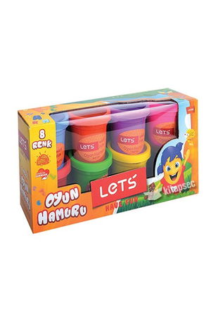 Lets Play Dough 8 Colors 448Gr L8358Lets Play Dough 8 Colors 448Gr L8358