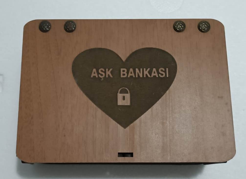 Love Bank Wooden Gift Box Valentine's Gift