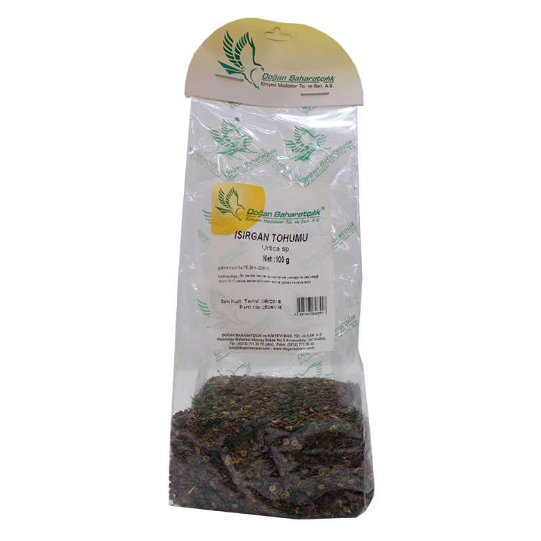 Nettle Seed Natural Grain 100 Gr Package