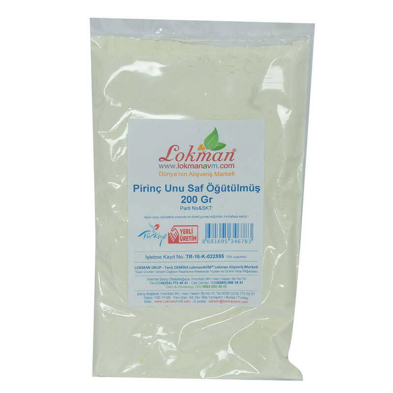 Rice Flour Pure Milled 200 Gr Package