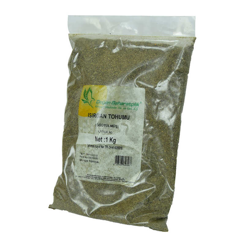 Nettle Seeds Natural Ground 1000 Gr Package