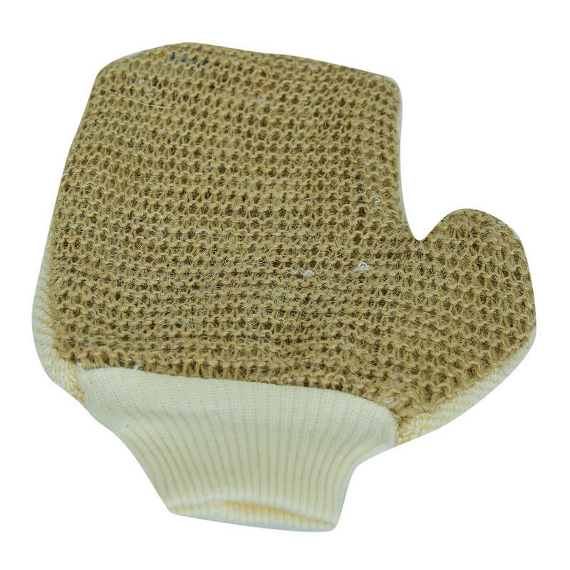 Sisal Rubberized Hand Snap Glove Pouch 18x24 Cm