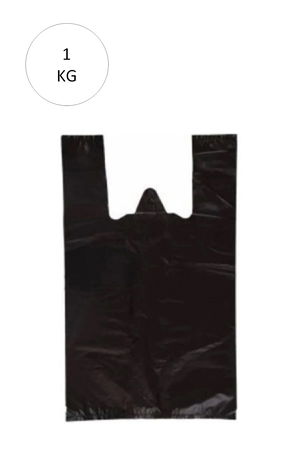 Black Athlete Bag Mini Size 20x34 cm Approximately 235 Pieces 1 Kg