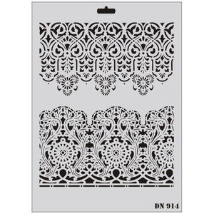 Rich Dantel Seri DN-914 Stencil 35x25 cm