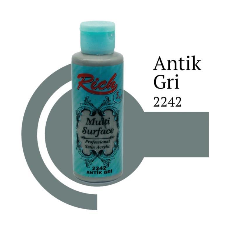 Rich Multi Surface 2242 Antique Gray Acrylic Paint 120 cc