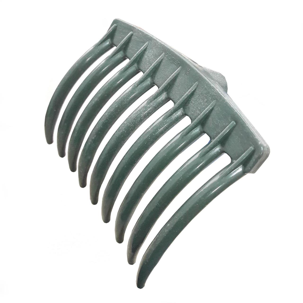 Plastic 9 Comb Olive Rake